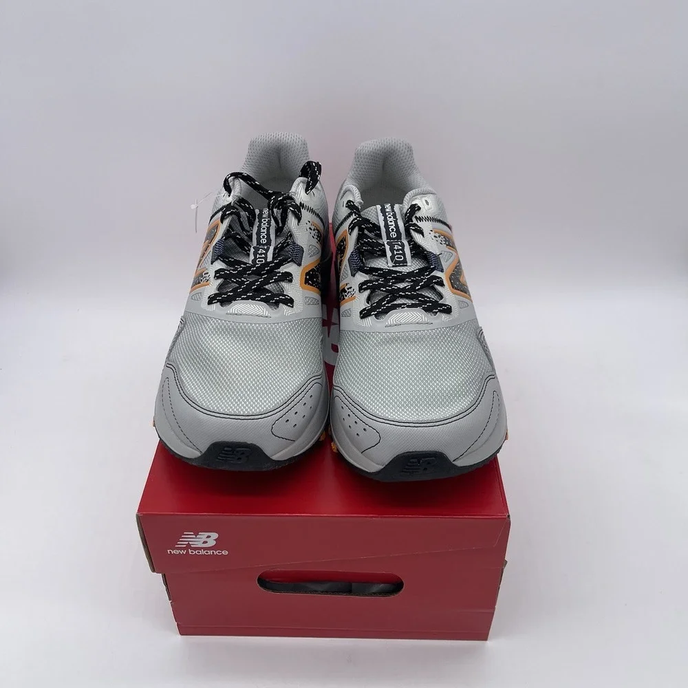 New Balance 410V8 Trail Running Shoes‎ 4E XL Gray Orange MT410CA8 Mens Size 9